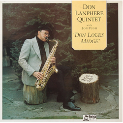 Don Lanphere Quintet / Jon Pugh (2) Don Loves Midge Vinyl LP USED