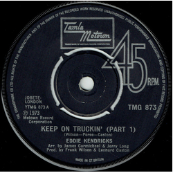 Eddie Kendricks Keep On Truckin' Vinyl 7" USED