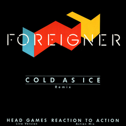 Foreigner Cold As Ice (Remix) Vinyl 12" USED
