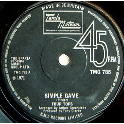 Four Tops Simple Game Vinyl 7" USED
