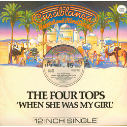 Four Tops When She Was My Girl Vinyl 12" USED