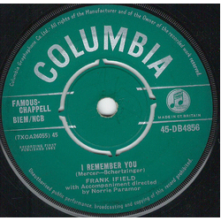 Frank Ifield I Remember You Vinyl 7" USED
