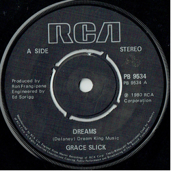 Grace Slick Dreams Vinyl 7" USED
