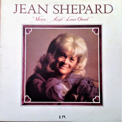 Jean Shepard Mercy Ain't Love Good Vinyl LP USED
