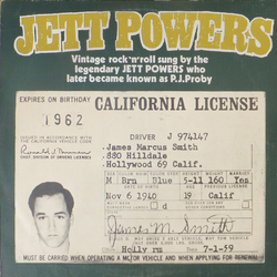 Jett Powers California License Vinyl LP USED