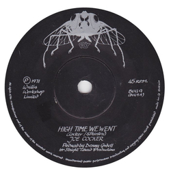 Joe Cocker High Time We Went Vinyl 7" USED