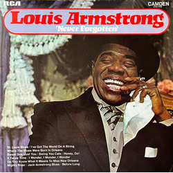 Louis Armstrong Never Forgotten Vinyl LP USED