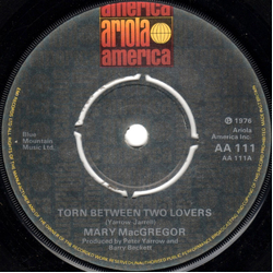 Mary MacGregor Torn Between Two Lovers Vinyl 7" USED