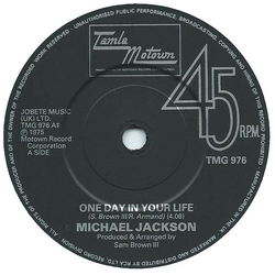 Michael Jackson One Day In Your Life Vinyl 7" USED