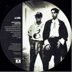 Pet Shop Boys West End Girls (Dance Mix) Vinyl 12" USED
