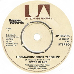 Peter Blake (3) Lipsmackin' Rock 'N Rollin' / Clever Dick Vinyl 7" USED