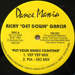 Rick Garcia Put Your Hands Together Vinyl 12" USED