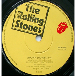 The Rolling Stones Brown Sugar / Bitch / Let It Rock Vinyl 7" USED