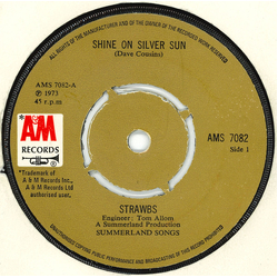 Strawbs Shine On Silver Sun Vinyl 7" USED