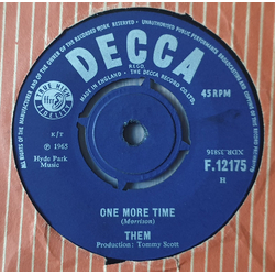 Them (3) One More Time Vinyl 7" USED
