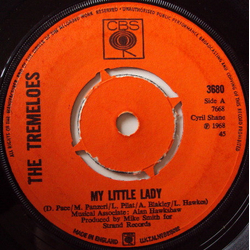 The Tremeloes My Little Lady Vinyl 7" USED