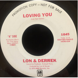 Lon & Derrek Van Eaton Loving You USED VINYL 7INCH 45 RPM PROMO