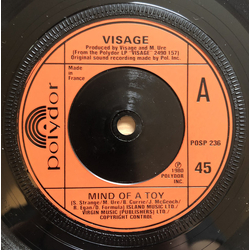 Visage Mind Of A Toy Vinyl 7" USED