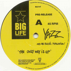 Yazz / The Plastic Population The Only Way Is Up Vinyl 12" USED
