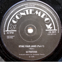 Ultrafunk Sting Your Jaws (Part 1 & 2) Vinyl 7" USED