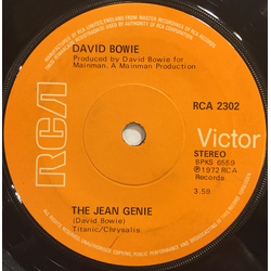 David Bowie The Jean Genie Vinyl 7" USED