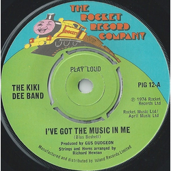 The Kiki Dee Band I've Got The Music In Me Vinyl 7" USED