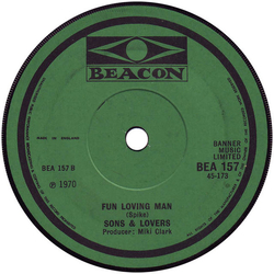 Sons And Lovers Lindy Lou Vinyl 7" USED