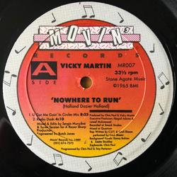 Vicky Martin Nowhere To Run Vinyl 12" USED