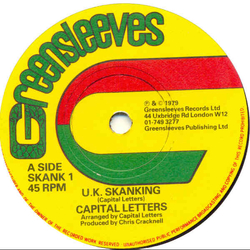 Capital Letters U.K. Skanking Vinyl 7" USED
