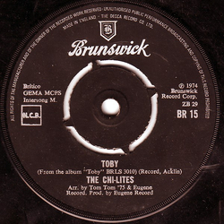 The Chi-Lites Toby Vinyl 7" USED