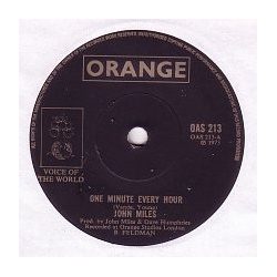 John Miles One Minute Every Hour Vinyl 7" USED