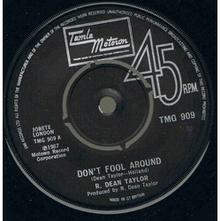 R. Dean Taylor Don't Fool Around Vinyl 7" USED