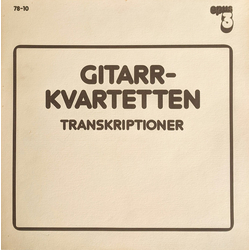 Gitarrkvartetten Transkriptioner Vinyl LP USED