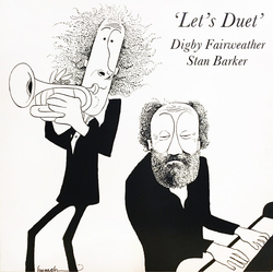 Digby Fairweather / Stan Barker Let's Duet Vinyl LP USED