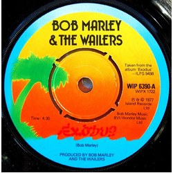 Bob Marley & The Wailers Exodus Vinyl 7" USED