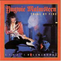 Yngwie Malmsteen Trial By Fire Live In Leningrad Vinyl LP USED