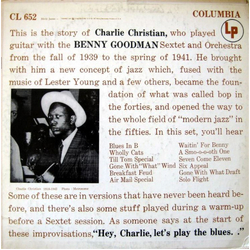 Charlie Christian / Benny Goodman Sextet / Benny Goodman And His Orchestra With The Benny Goodman Sextet And Orchestra Vinyl LP USED
