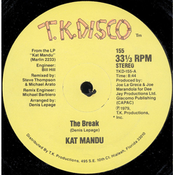 Kat Mandu The Break Vinyl 12" USED