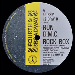 Run-DMC Rock Box Vinyl 12" USED