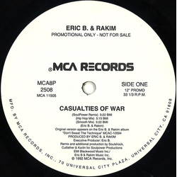 Eric B. & Rakim Casualties Of War Vinyl 12" USED