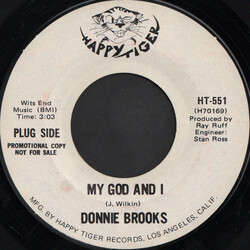 Donnie Brooks My God And I USED VINYL 7INCH 45 RPM PROMO