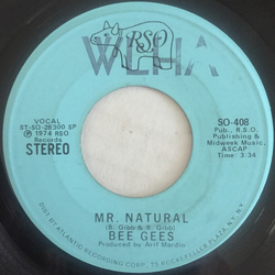 Bee Gees Mr. Natural Vinyl 7" USED