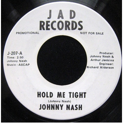 Johnny Nash Hold Me Tight / Cupid Vinyl 7" USED