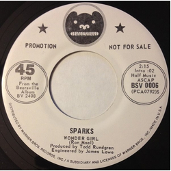 Sparks Wonder Girl Vinyl 7" USED