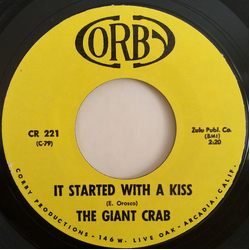 Giant Crab It Started With A Kiss / The Answer Is No Vinyl 7" USED