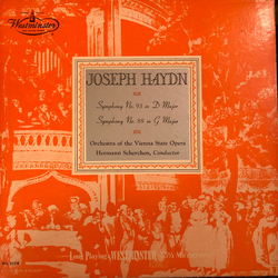 Joseph Haydn / Orchester Der Wiener Staatsoper / Hermann Scherchen Symphony No. 93 In D Major / Symphony No. 88 In G Major Vinyl LP USED