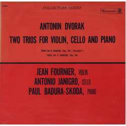 Antonín Dvořák / Jean Fournier / Antonio Janigro / Paul Badura-Skoda "Dumky Trio" In E Minor, Op. 90, Trio In G Minor, Op. 26 By Dvorak Vinyl LP USED