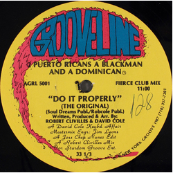 2 Puerto Ricans, A Blackman And A Dominican Do It Properly (The Original) Vinyl 12" USED