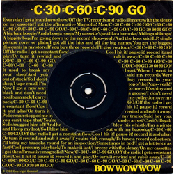 Bow Wow Wow C·30 C·60 C·90 Go Vinyl 7" USED