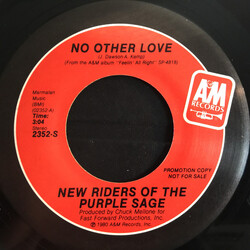 New Riders Of The Purple Sage No Other Love USED VINYL 7INCH 45 RPM SINGLE PROMO